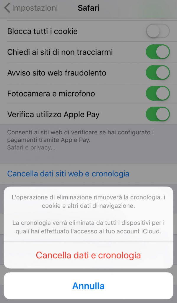 Cancellare La Cache Del Tuo iPhone O iPad