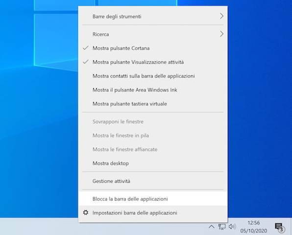 Come disattivare la barra delle applicazioni programmabile in Windows 10