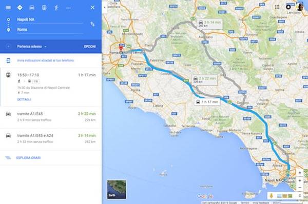 Come inserire il percorso più breve su Google Maps?