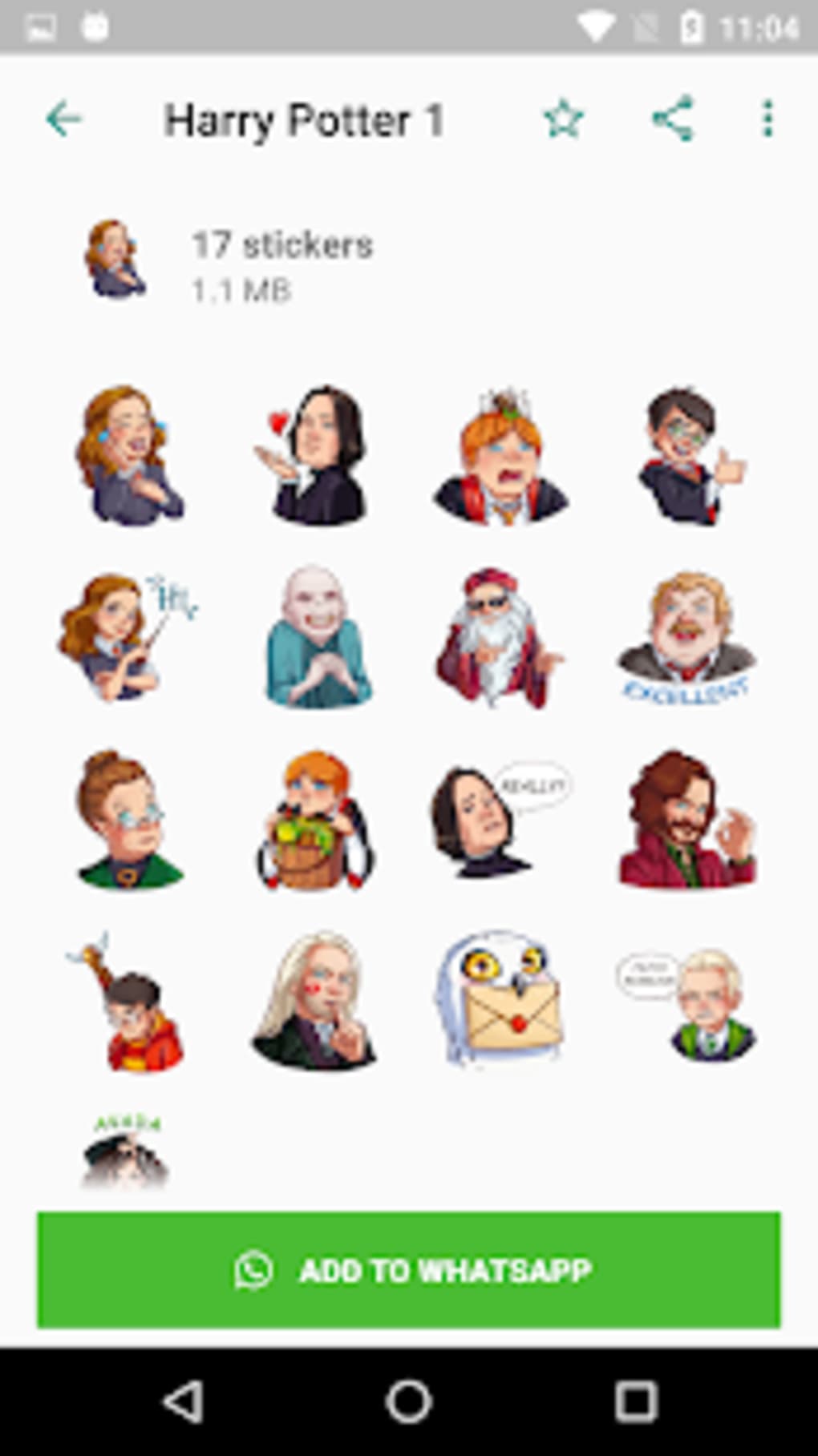 Come Scaricare e Installare Stickers Whatsapp Harry Potter Per Android